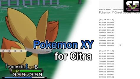 cheat code for pokemon x|pokemon x citra codes.